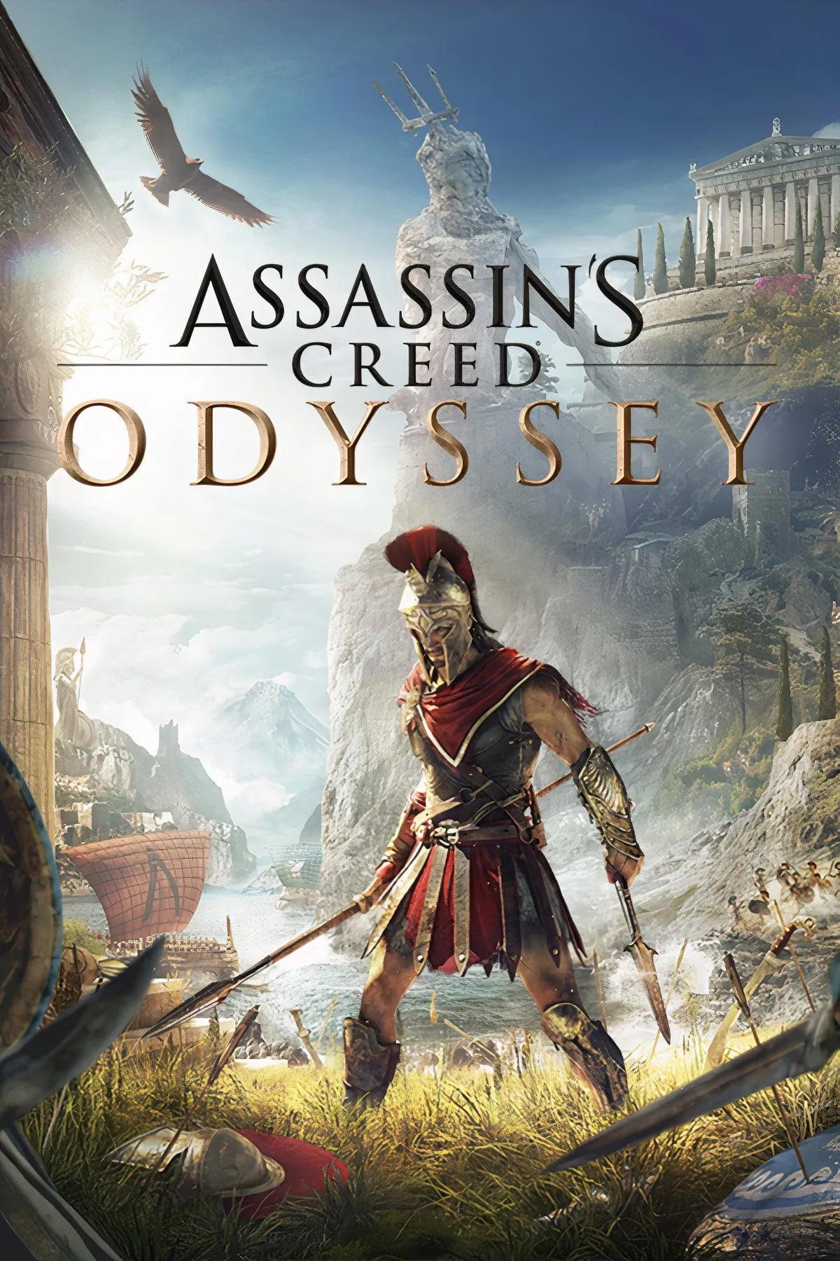 Cảnh chiến đấu hoành tráng của Assassin's Creed Odyssey trong bối cảnh Hy Lạp cổ đại