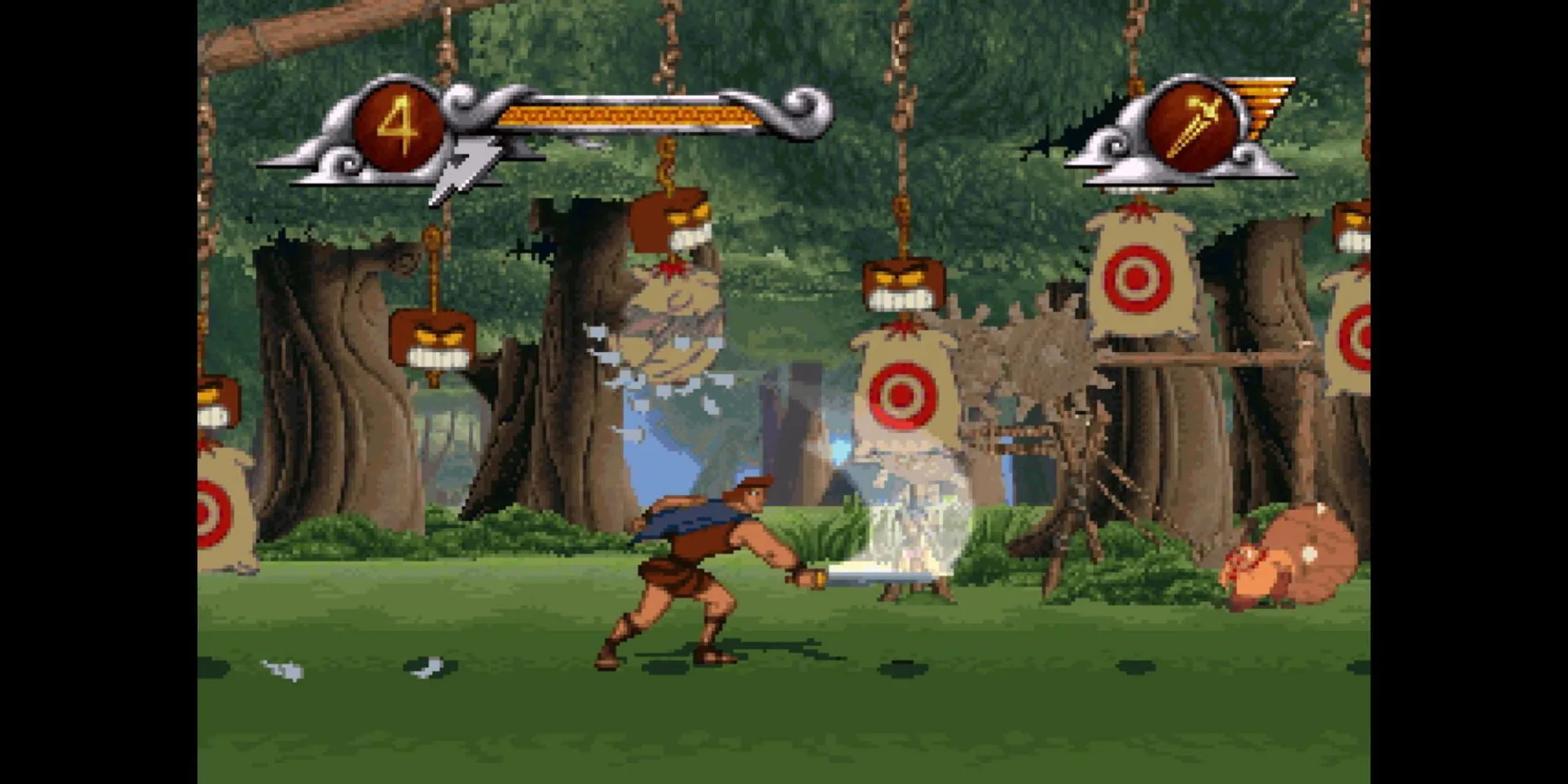 Disney's Hercules looks fantastic for a PS1 game
