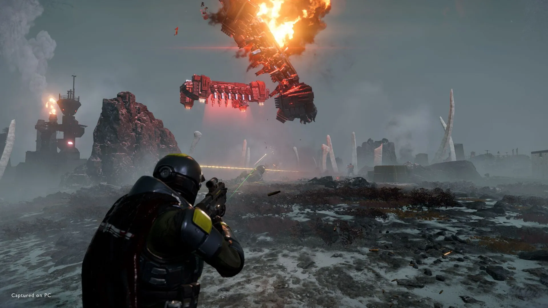 Đội Helldivers 2 triển khai chiến thuật trên chiến trường