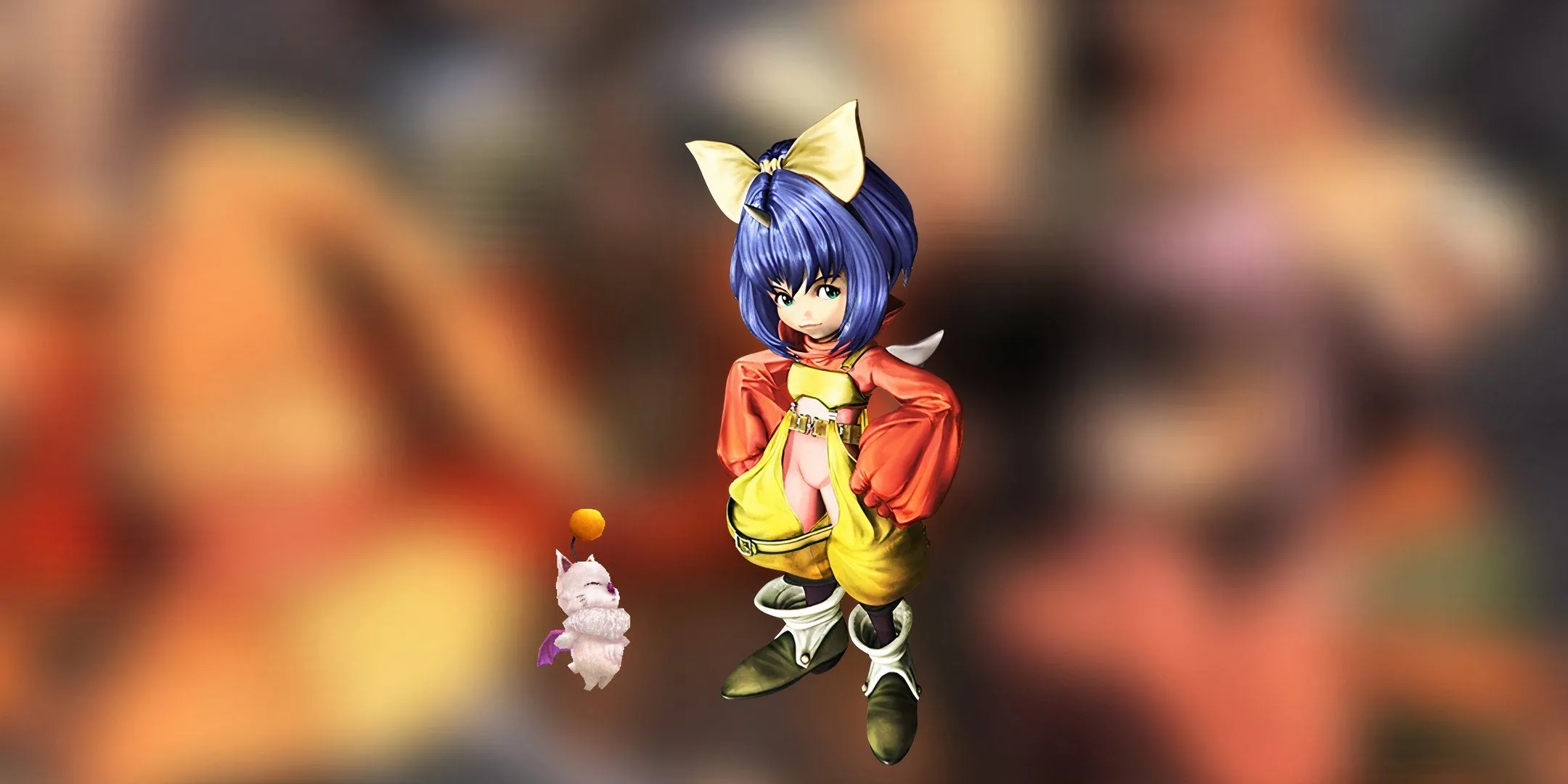 Eiko và Mog đứng cạnh nhau từ Final Fantasy 9.