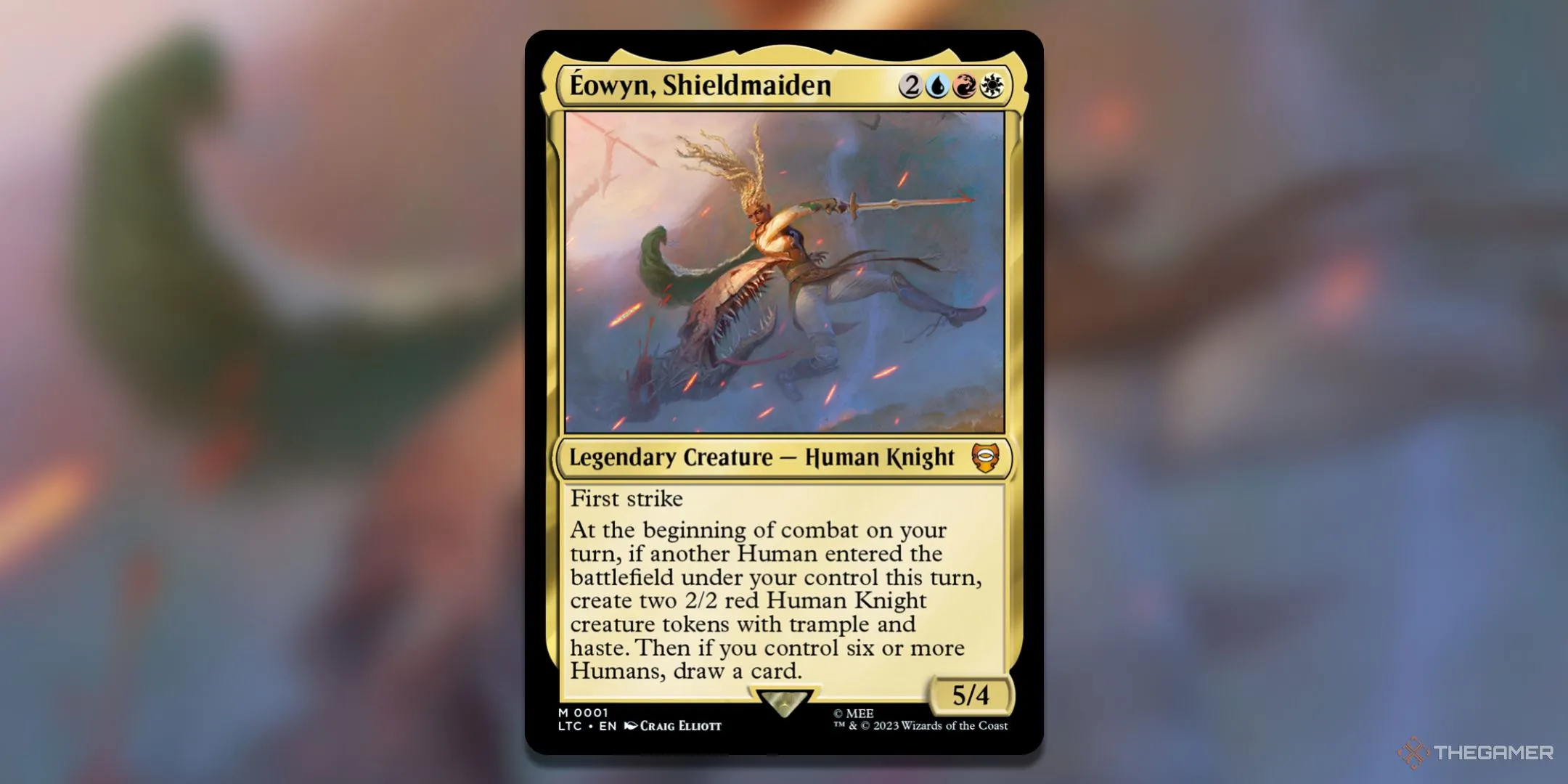 Eowyn, Shieldmaiden trong Magic: The Gathering - Lord of the Rings
