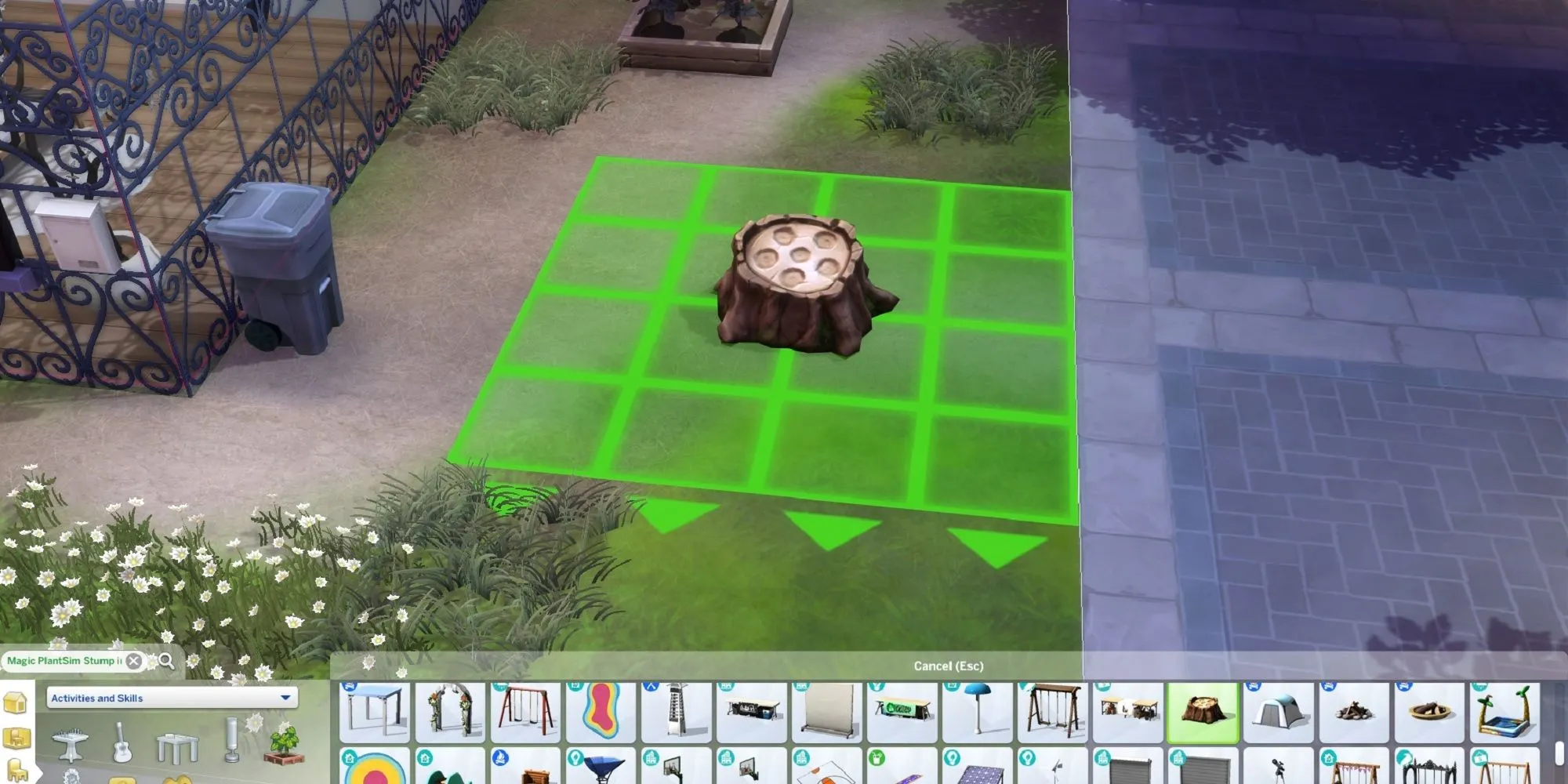 Gốc cây Magic PlantSim Stump trong Buy Mode The Sims 4