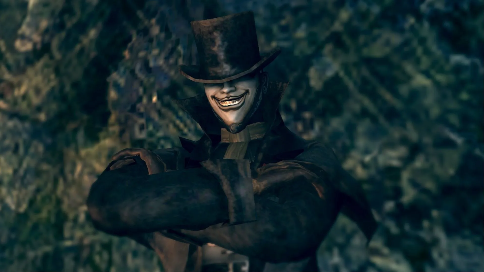 Hình ảnh Marvelous Chester tựa vào tường trong Dark Souls Remastered