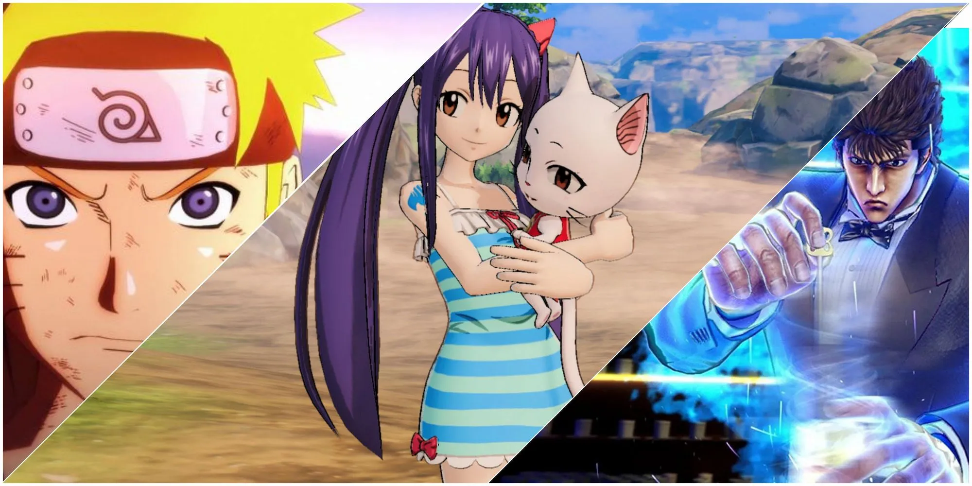 Hình ảnh tổng hợp các tựa game anime hành động nổi bật