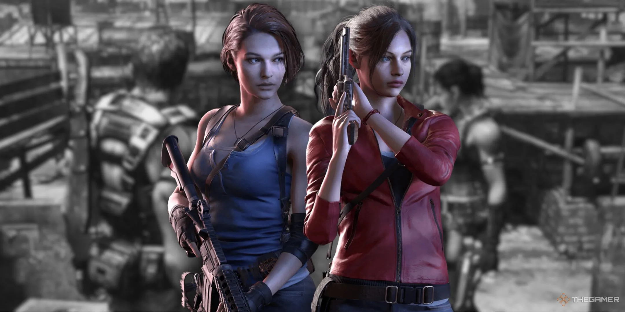 Jill Valentine và Claire Redfield, những nữ anh hùng nổi bật của series Resident Evil.
