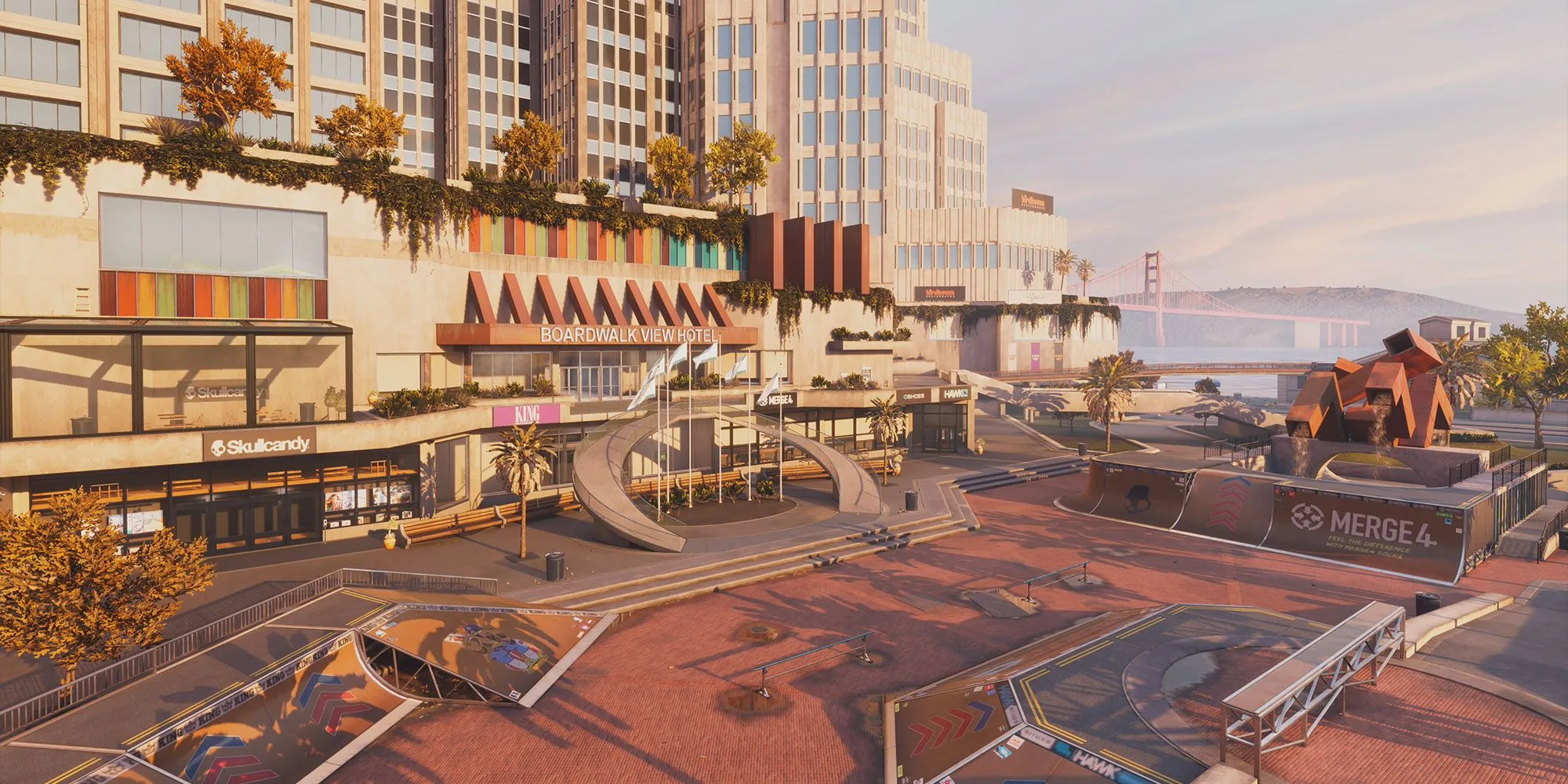 Khung cảnh trượt ván đầy thử thách trong Tony Hawk's Pro Skater 3 + 4