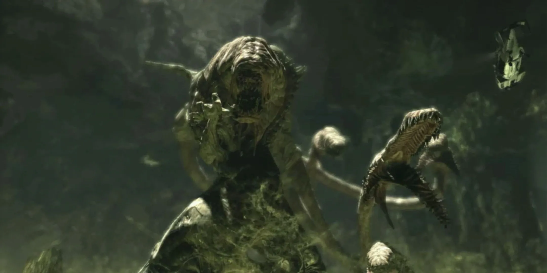 Lambent Brumak ở cuối Gears Of War 2