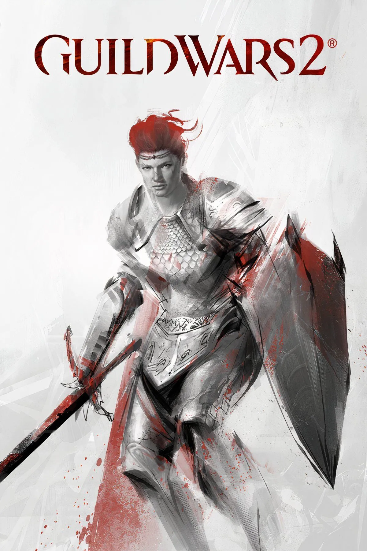 Một cảnh hành động hoành tráng trong Guild Wars 2, với các nhân vật đang chiến đấu và sử dụng kỹ năng đặc biệt trong một môi trường rộng lớn và chi tiết.