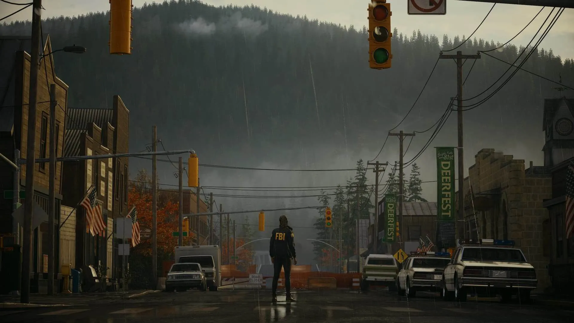 Một phân cảnh đồ họa ấn tượng trong Alan Wake 2, minh họa khả năng chuyển đổi thực tại - tiềm năng cho game vòng lặp đột phá.