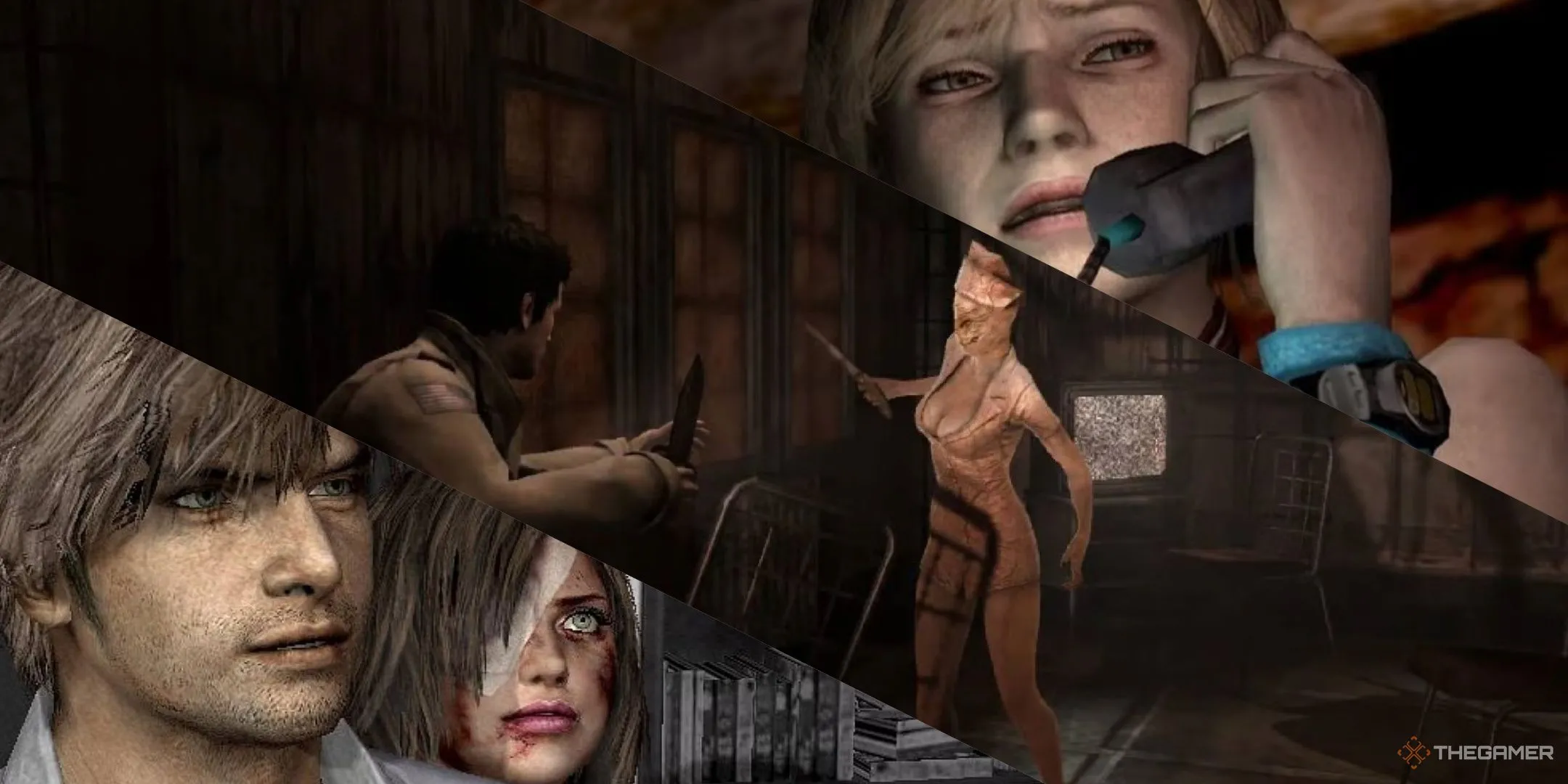 Những khoảnh khắc đáng nhớ của Henry Townshend, Alex Shepherd và Heather Mason trong Silent Hill.