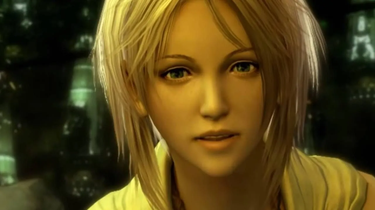 Nora Estheim ngã xuống từ Hanging Edge trong Final Fantasy 13