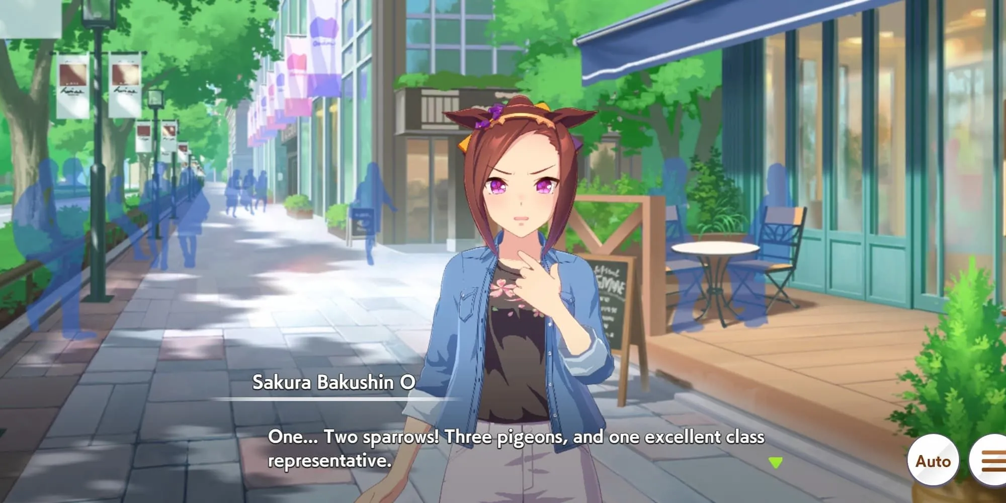 Sakura Bakushin O, cô nàng Umamusume đại diện lớp đầy năng lượng trong khoảnh khắc quyết tâm thi đấu