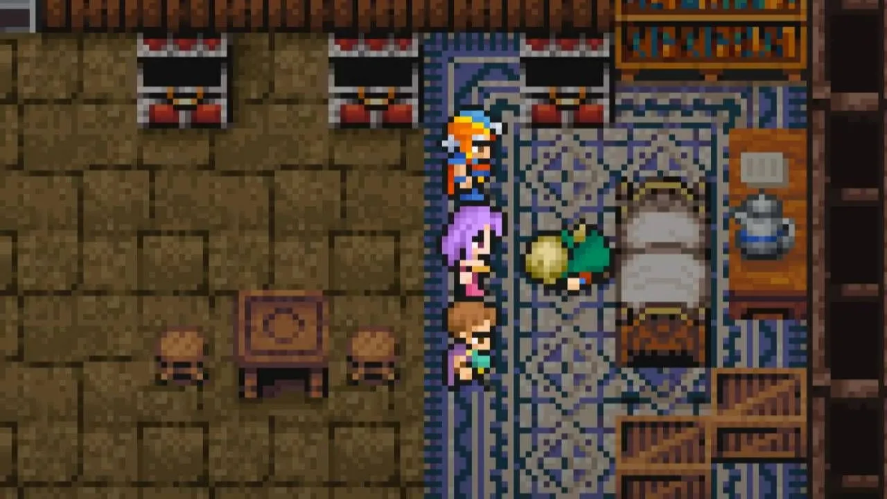 Scott trao Nhẫn Bản đồ trước khi chết trong Final Fantasy 2