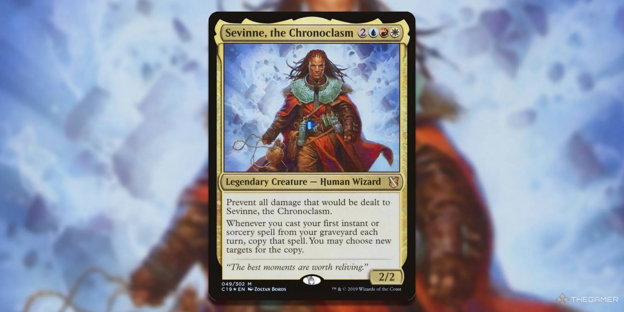 Sevinne, the Chronoclasm, một Commander Jeskai