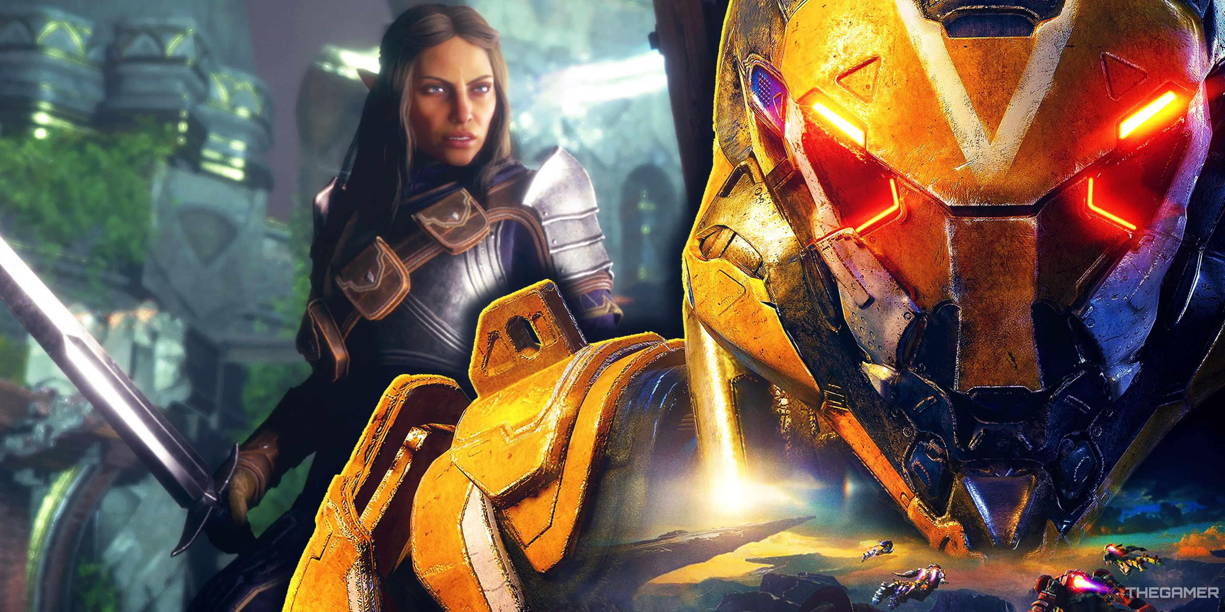 So sánh Javelin Anthem và nhân vật Dragon Age Veilguard