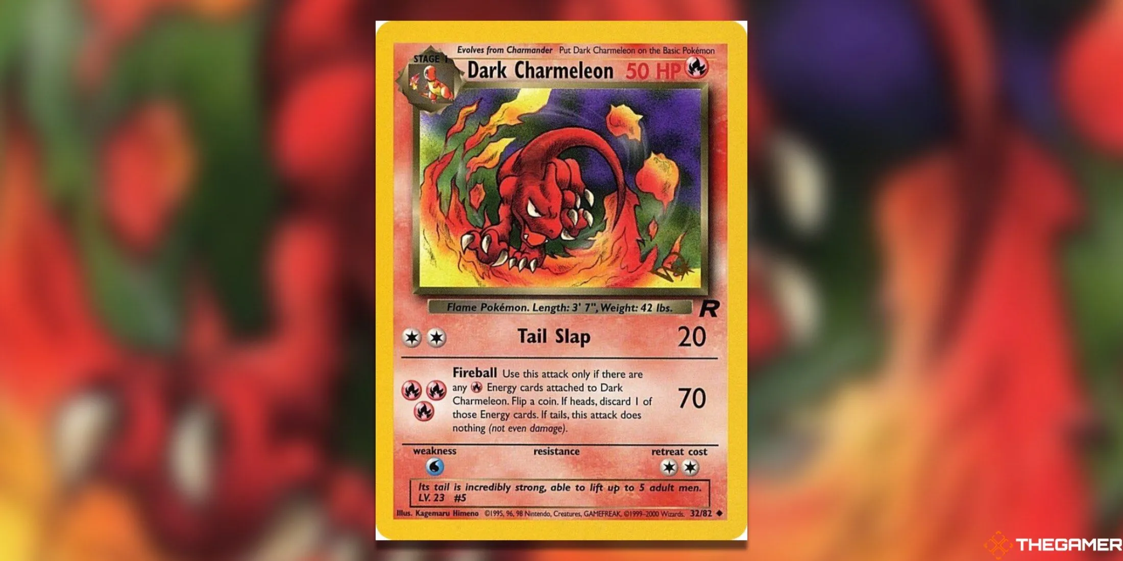 Thẻ bài Pokémon TCG Dark Charmeleon W Stamped WoTC Promo