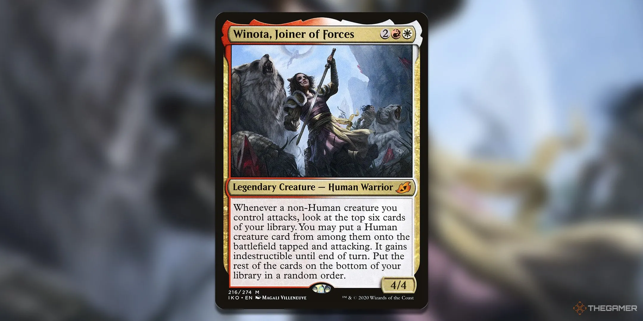 Thẻ bài Winota, Joiner of Forces trong Magic: The Gathering