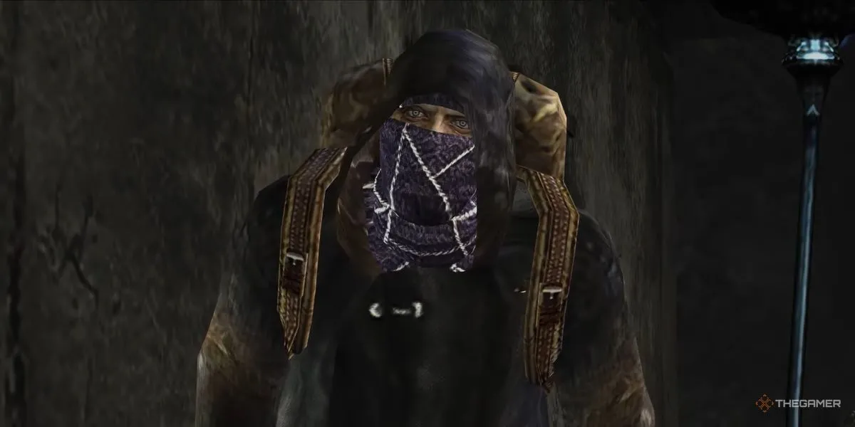 Thương gia bí ẩn trong Resident Evil 4 bản gốc với câu chào hàng đặc trưng &quot;Bạn muốn mua gì?&quot;
