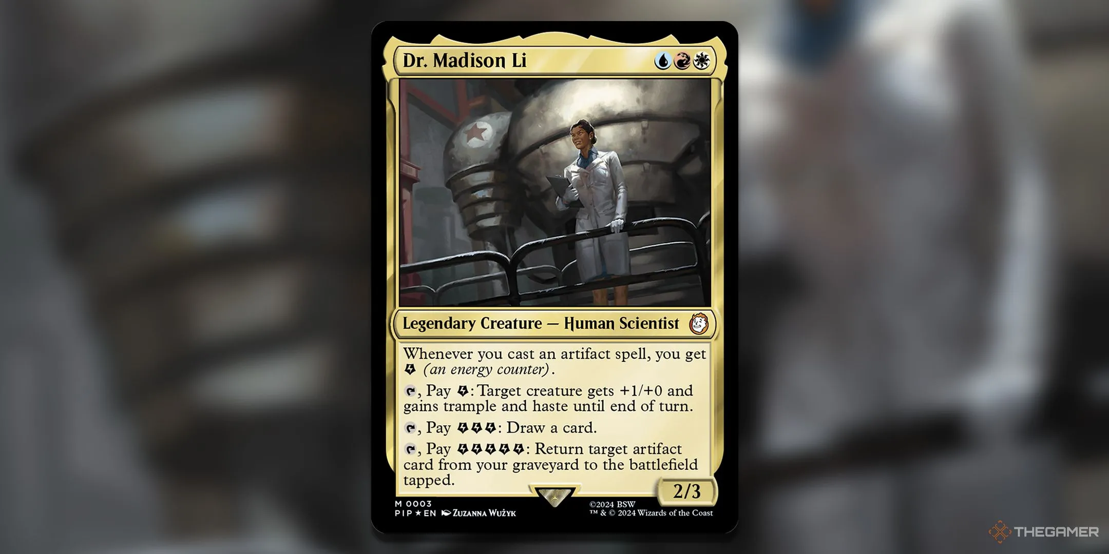 Tiến sĩ Madison Li là một lá bài MTG từ bộ Fallout
