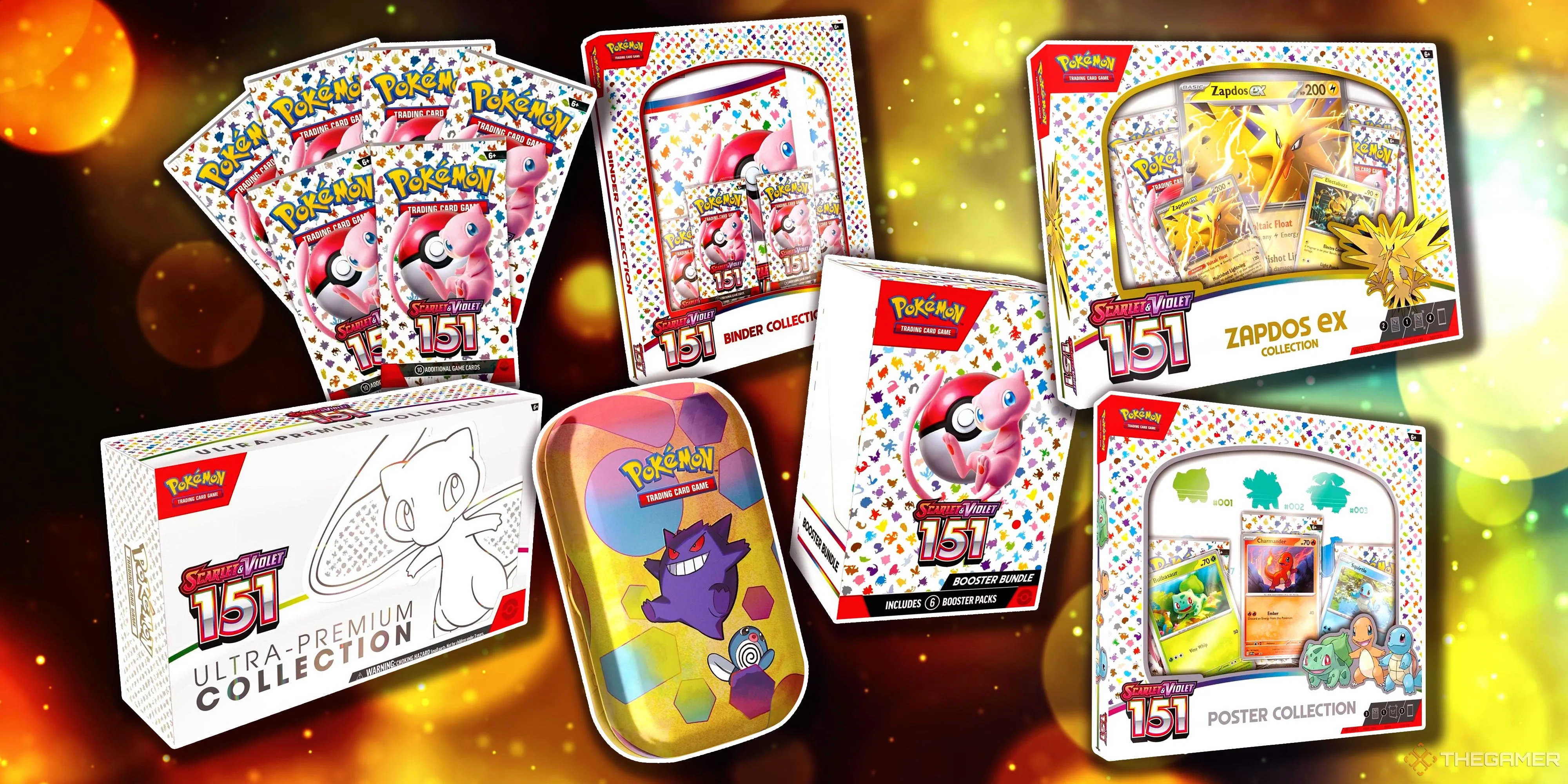 Tổng hợp các sản phẩm Pokemon TCG từ bộ Scarlet & Violet: 151