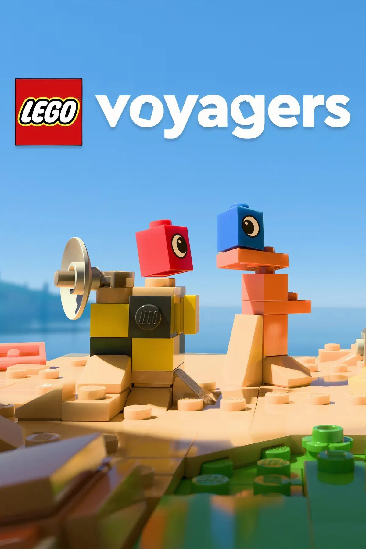 Ảnh bìa LEGO Voyagers: Một hành trình đầy màu sắc và cảm xúc với các nhân vật LEGO khám phá thế giới
