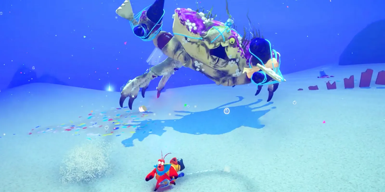 Another Crab's Treasure: Thiết kế kẻ thù sáng tạo từ rác thải biển trong thế giới Soulslike