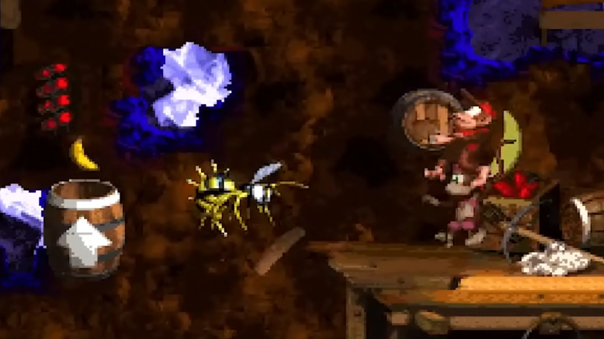 Gameplay Donkey Kong Country 2 với Diddy và Dixie Kong