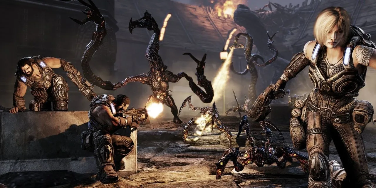 Gears of War 3 với Marcus Fenix và Delta Squad chuẩn bị cho trận chiến cuối cùng
