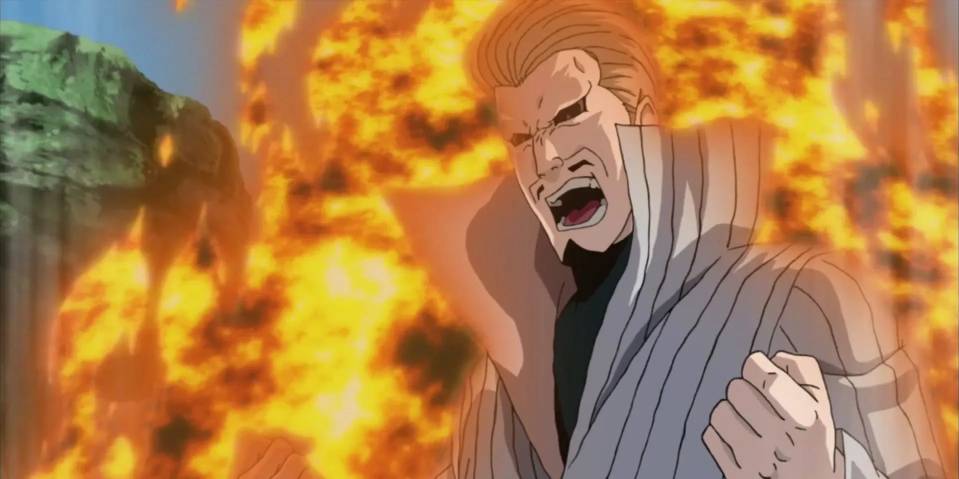 Gengetsu Hozuki, Mizukage Đệ Nhị, sử dụng ảo ảnh từ con nghêu khổng lồ để đánh lừa đối thủ