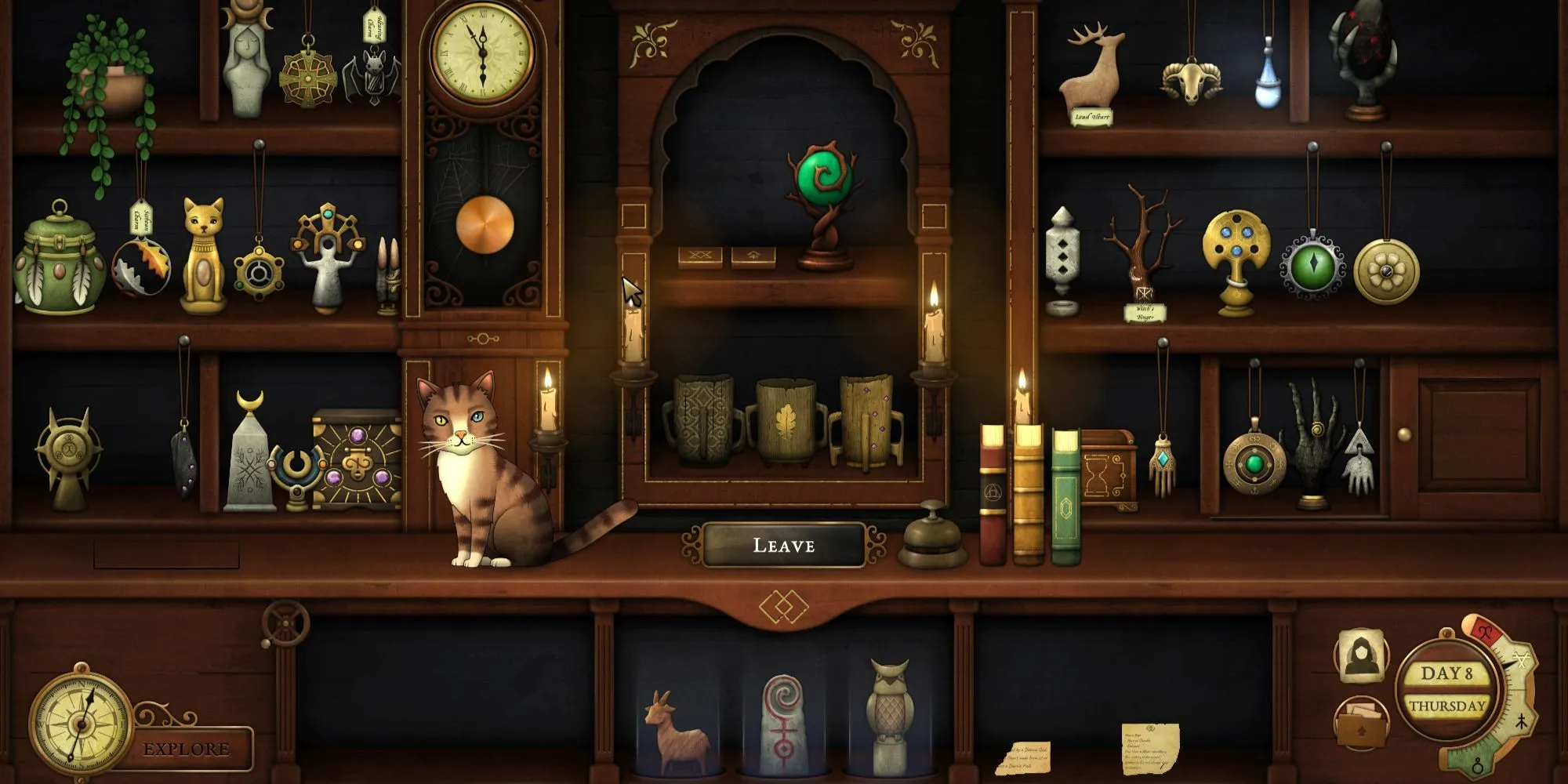 Giải pháp hoàn chỉnh cho câu đố bệ thờ ba cổ vật với Selenic Totem trong Strange Antiquities