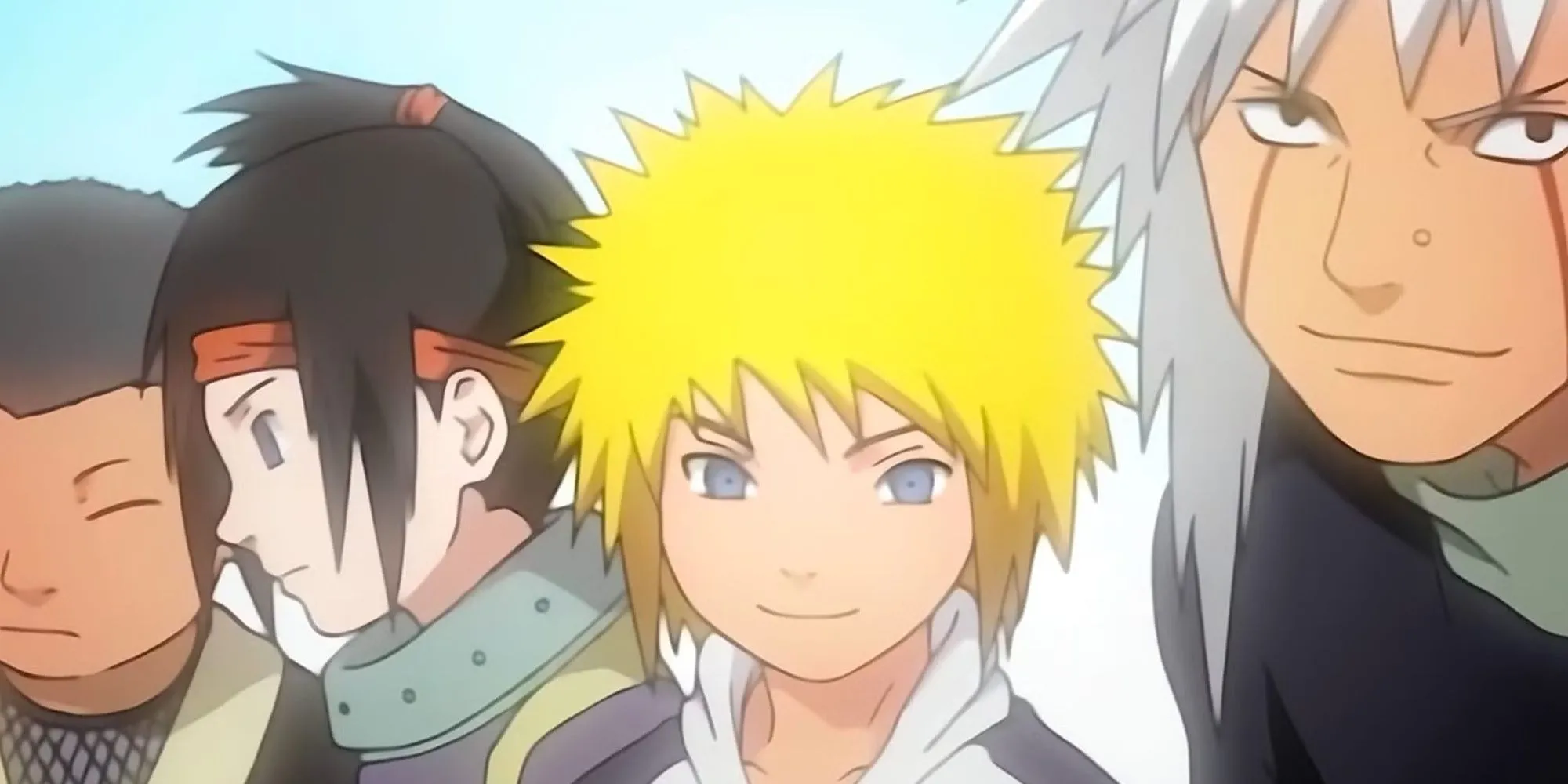 Jiraiya với đội Minato