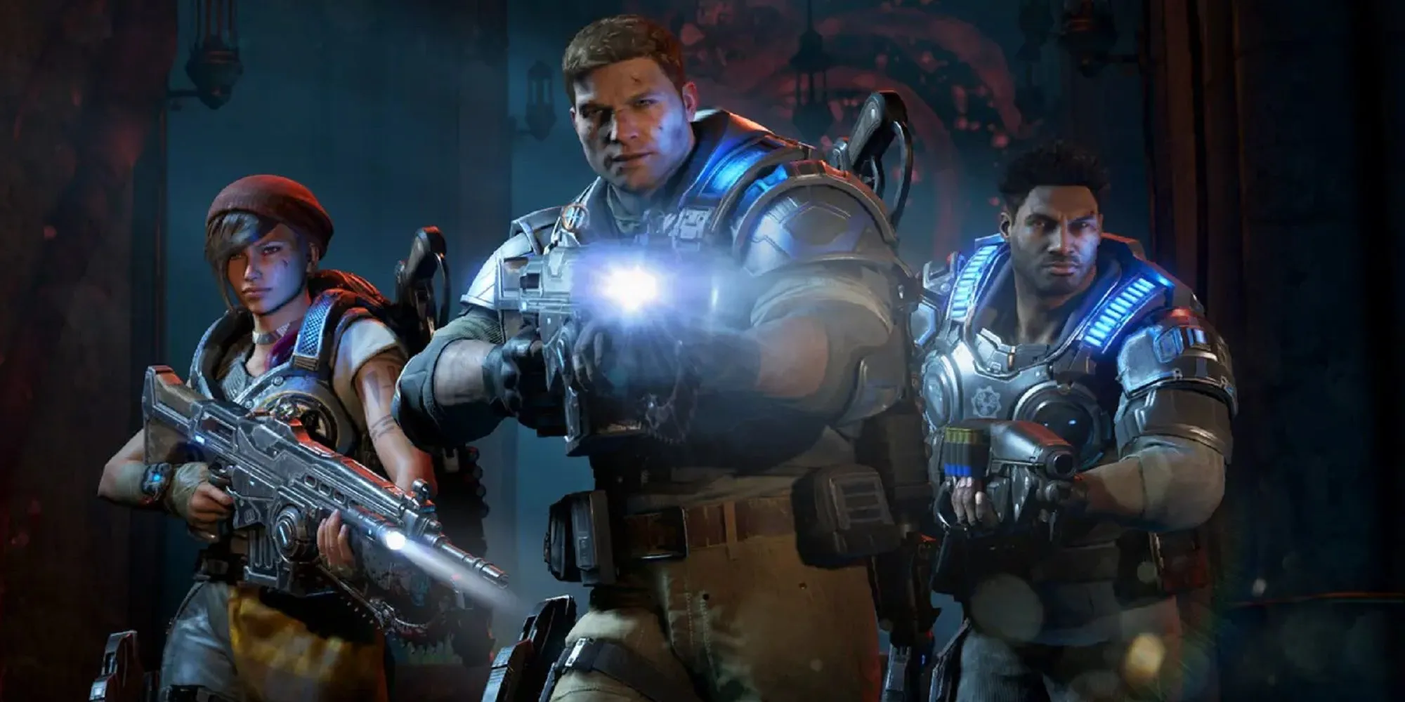 Kait Diaz, JD Fenix và Del Walker trong Gears of War 4, thế hệ nhân vật mới