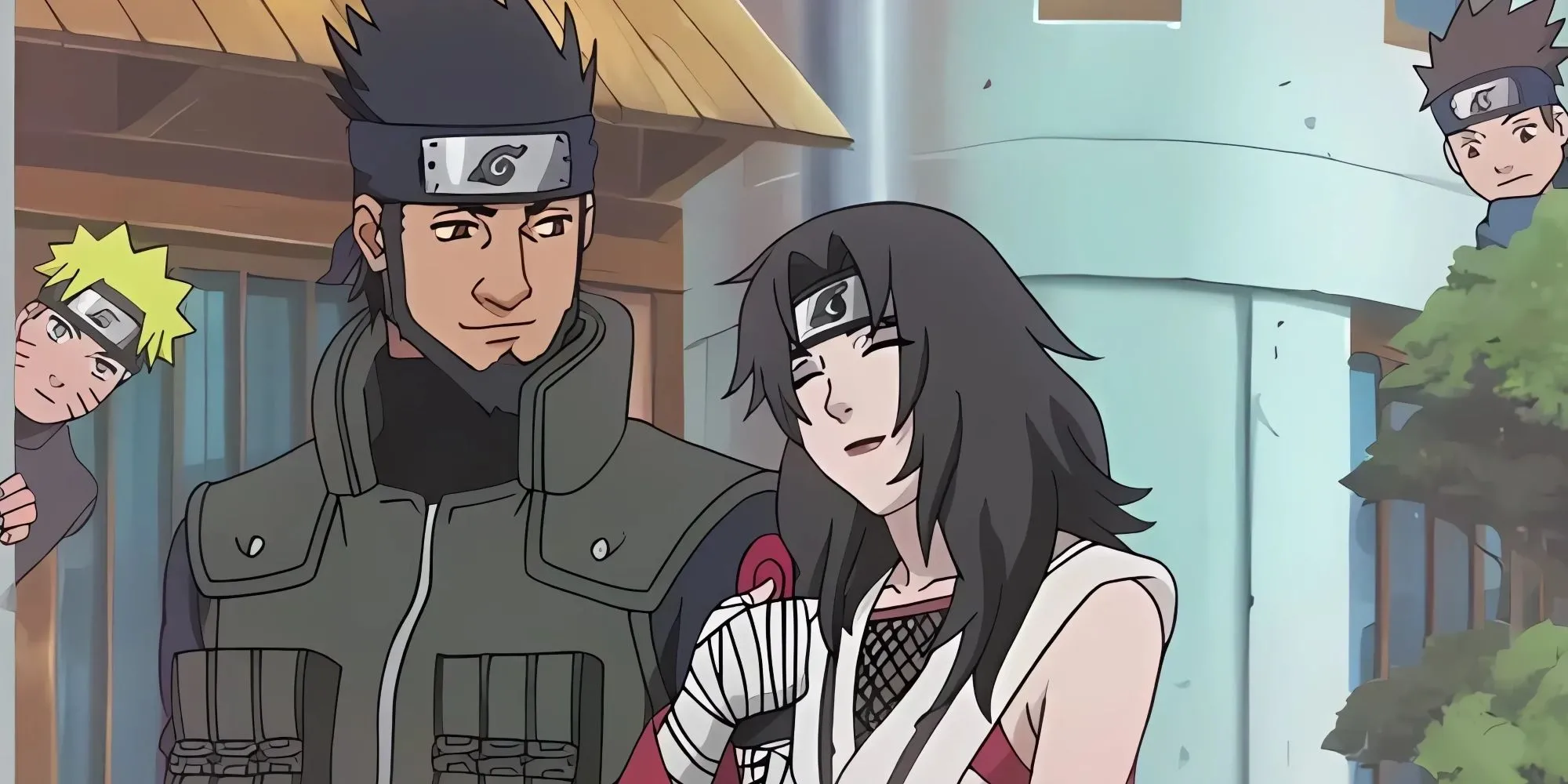 Kurenai Yuhi, chuyên gia ảo thuật, thể hiện khả năng nhẫn thuật của mình trước Itachi