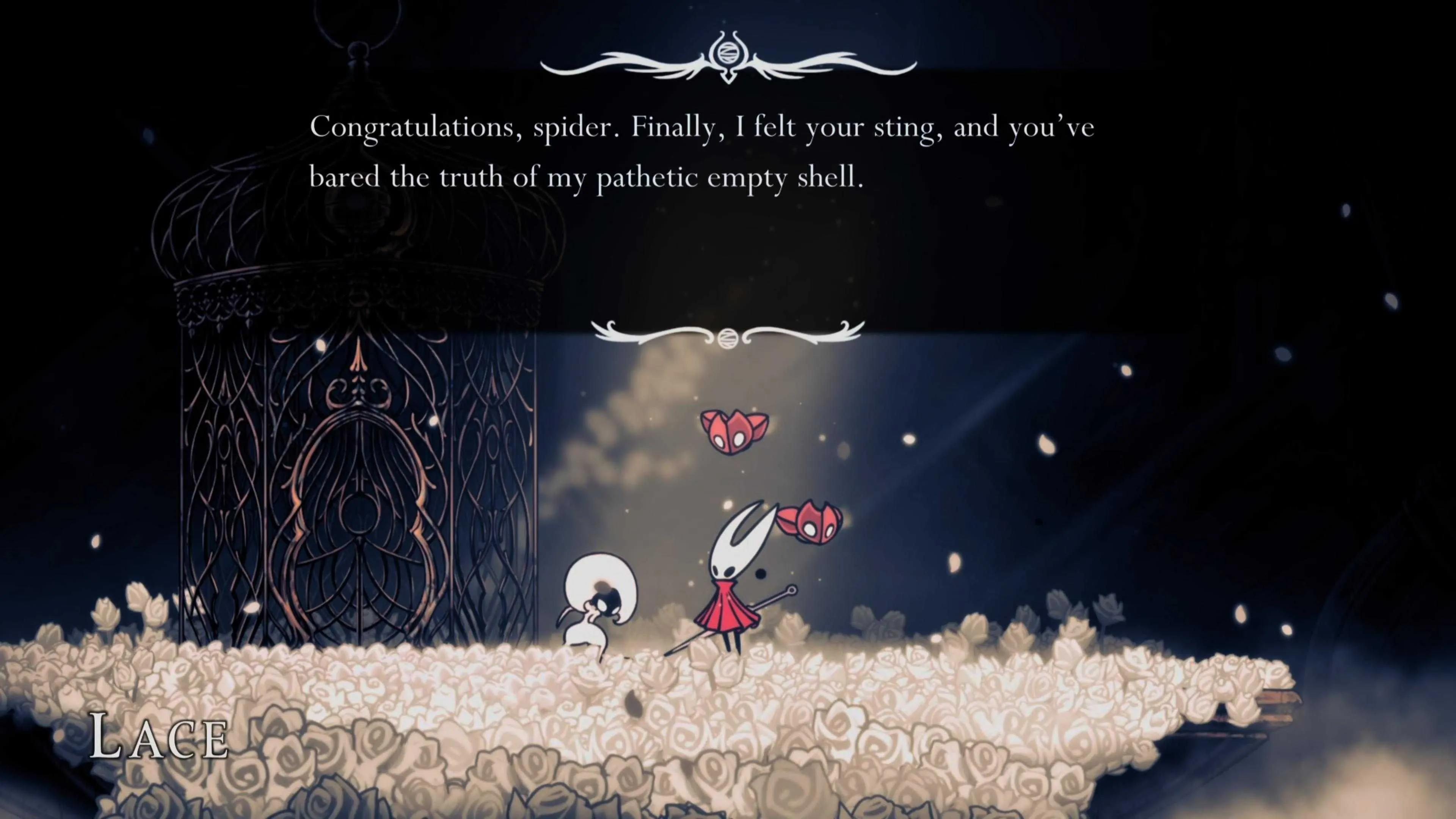 Lace 2 bị đánh bại trong Hollow Knight Silksong, mở ra con đường đến The Cradle.