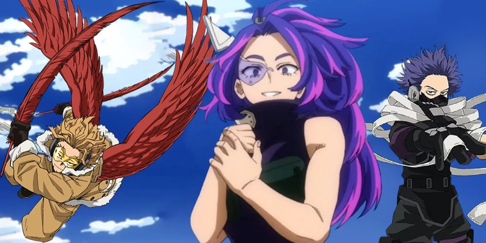 Lady Nagant, cựu nữ Anh hùng chuyên nghiệp và sát thủ của Ủy ban, với khẩu súng trên cánh tay trong My Hero Academia.
