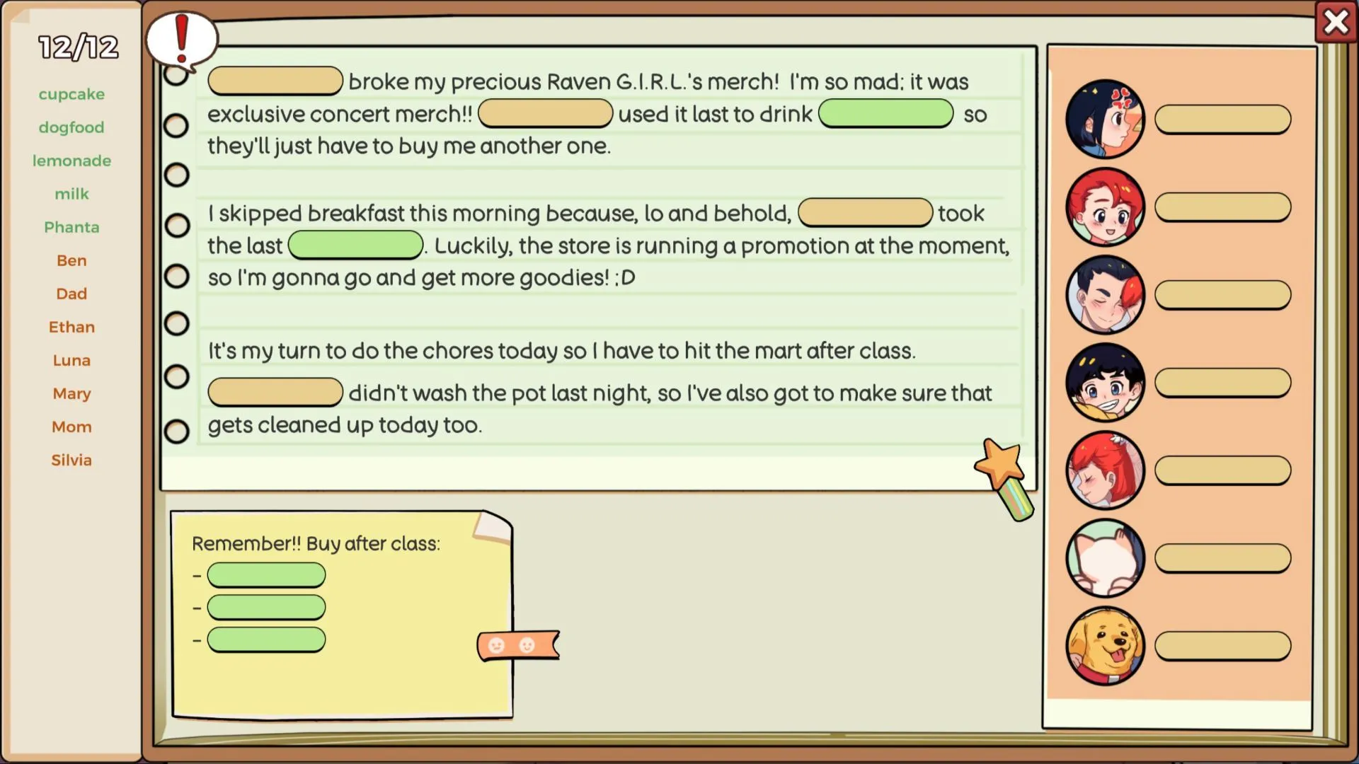 Mary giải quyết một vụ án trong Little Problems: A Cozy Detective Game