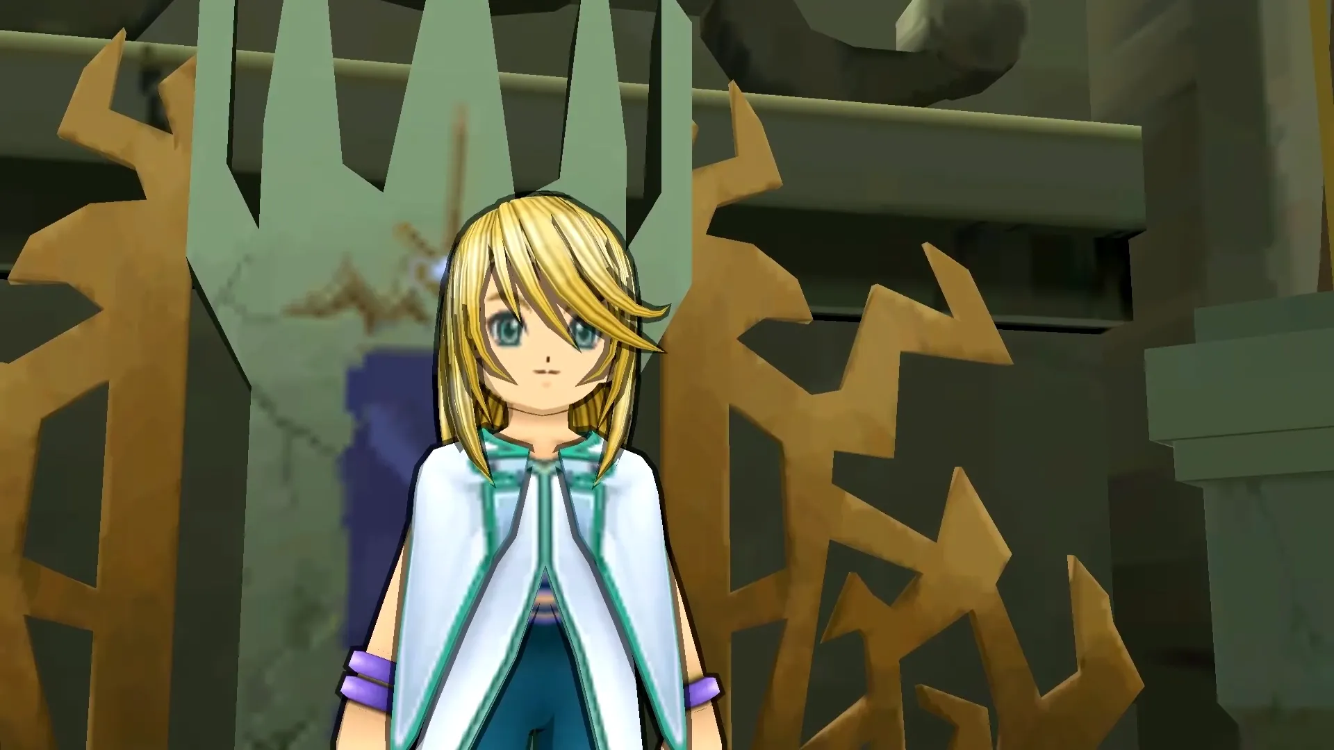 Mithos với ánh mắt có vẻ toan tính trong Tales of Symphonia
