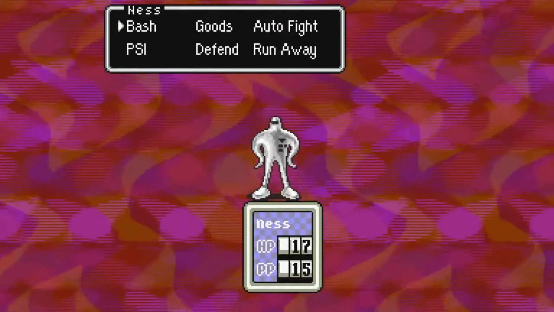 Ness đối mặt với Starman Junior trong Earthbound