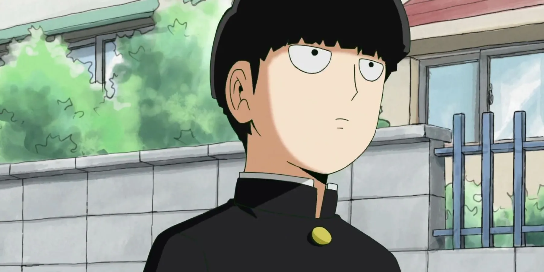 Shigeo Mob Kageyama cô đơn trên đường về nhà trong tập đầu Mob Psycho 100